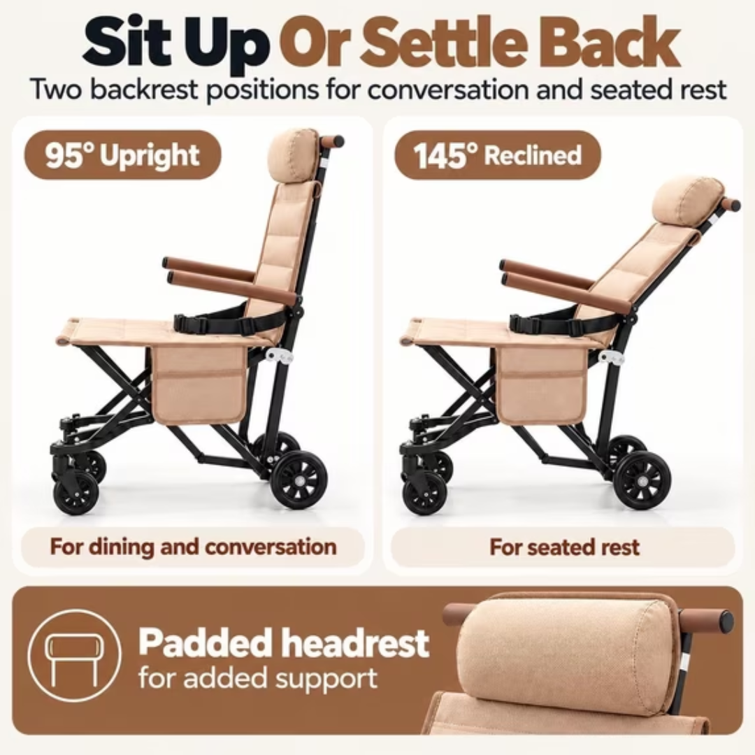 Folding Transport Chair