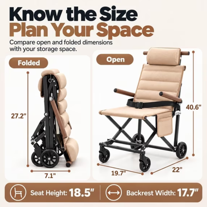 Folding Transport Chair