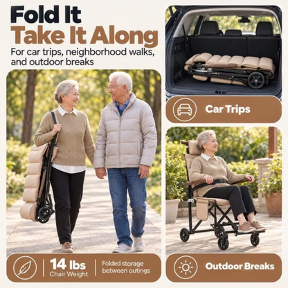 Folding Transport Chair
