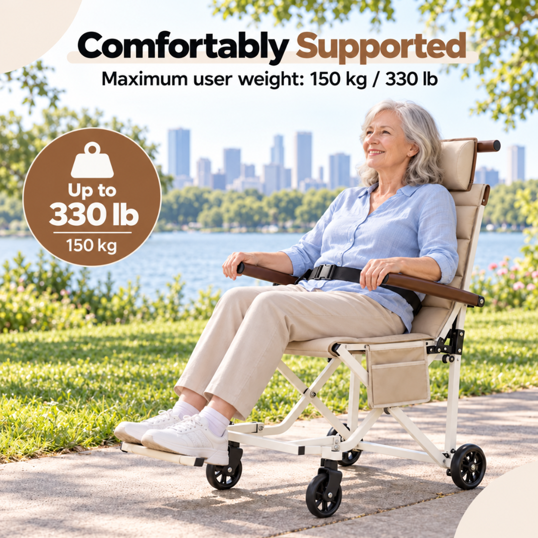 Folding Transport Chair
